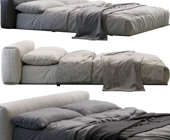 Modern Double Bed-ID:445413114