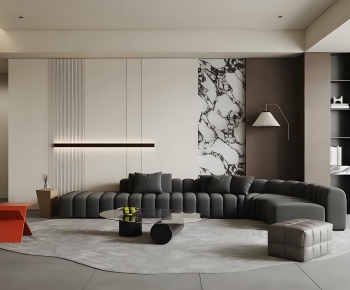 Modern A Living Room-ID:392292989