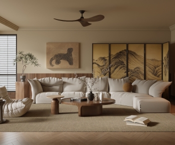 Modern A Living Room-ID:626472956