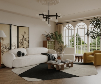 French Style A Living Room-ID:135863079
