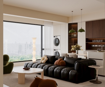 Modern A Living Room-ID:587187053