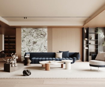 Modern A Living Room-ID:410631905