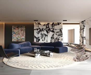 Modern A Living Room-ID:582984926