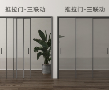 Modern Sliding Door-ID:816931011