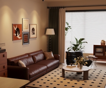 Modern A Living Room-ID:436450963