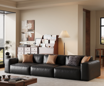 Modern A Living Room-ID:715460837