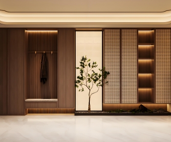 New Chinese Style Hallway-ID:349659961