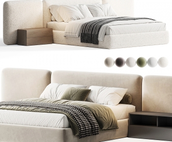 Modern Double Bed-ID:757529975