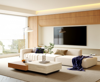Modern A Living Room-ID:666799535