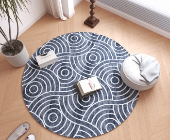 Modern Circular Carpet-ID:996387004