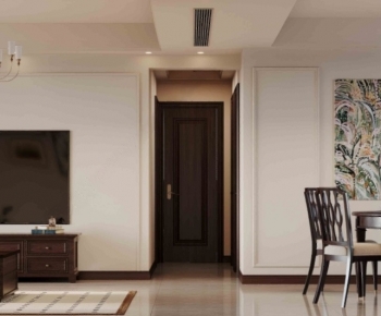 French Style A Living Room-ID:329687121