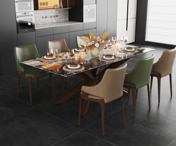 Modern Dining Table And Chairs-ID:577501066