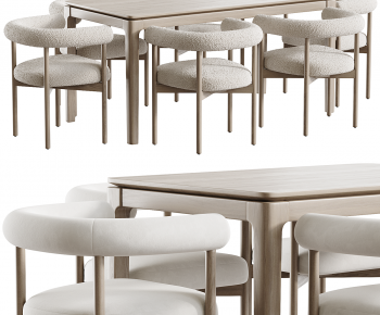 Modern Dining Table And Chairs-ID:699757107