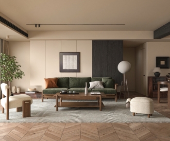 Modern A Living Room-ID:999779949