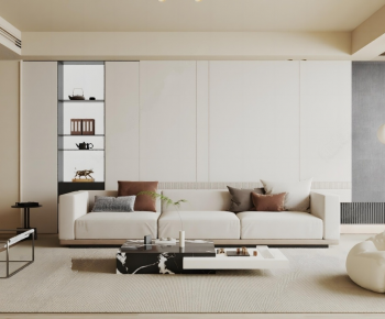 Modern A Living Room-ID:695441963