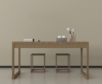 New Chinese Style Computer Desk And Chair-ID:664953959