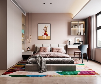 Modern Girl's Room Daughter's Room-ID:395489937