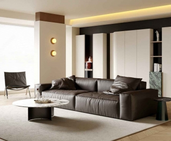 Modern A Living Room-ID:607091907