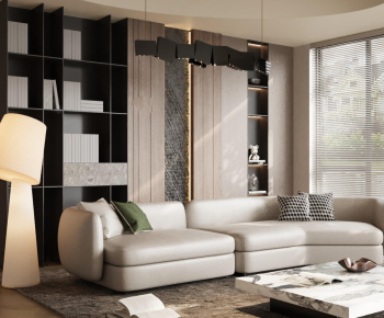 Modern A Living Room-ID:369288927