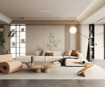 Modern A Living Room-ID:166009906