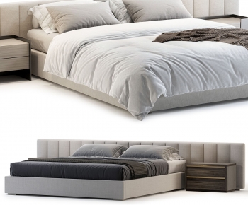 Modern Double Bed-ID:412411935