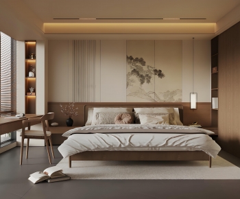 New Chinese Style Bedroom-ID:434118037
