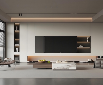 Modern A Living Room-ID:875151247