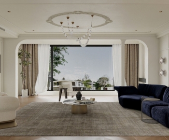 French Style A Living Room-ID:257724056