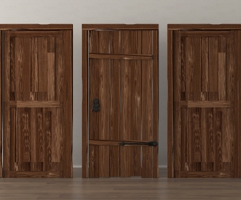 New Chinese Style Single Door-ID:746321924
