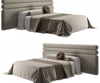 Modern Double Bed-ID:425358069