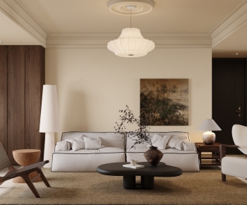 Wabi-sabi Style A Living Room-ID:324909939