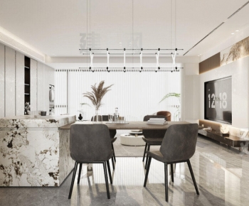 Modern Dining Room-ID:681163076