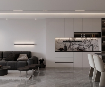 Modern A Living Room-ID:843471057