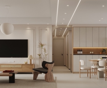 Modern A Living Room-ID:717427971