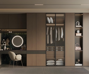 Modern Clothes Storage Area-ID:236731052