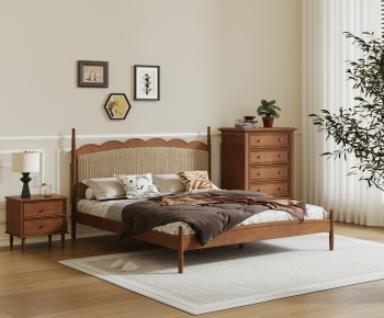 French Style Double Bed-ID:752697943