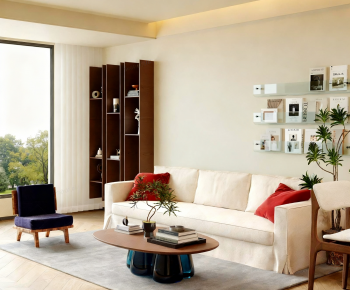 Modern A Living Room-ID:795710091