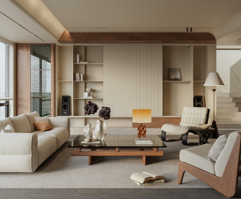 Modern A Living Room-ID:796634912