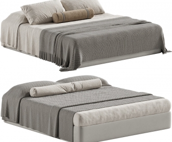 Modern Double Bed-ID:741714957