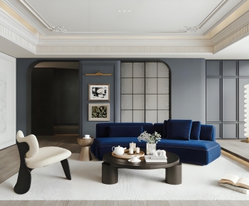 French Style A Living Room-ID:248880486