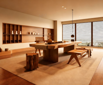 Wabi-sabi Style Tea House-ID:868230108