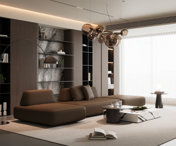 Modern A Living Room-ID:902806046