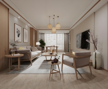 Japanese Style A Living Room-ID:477261071