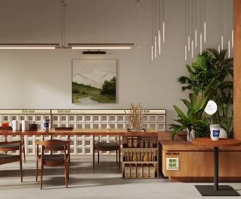 Modern Dining Table And Chairs-ID:616914992