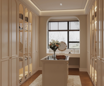 Modern Clothes Storage Area-ID:563771962