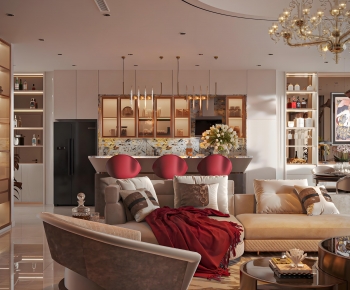 European Style A Living Room-ID:234080088