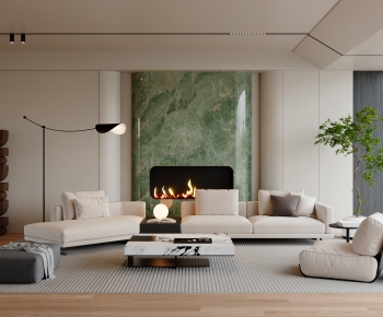 Modern A Living Room-ID:468574056