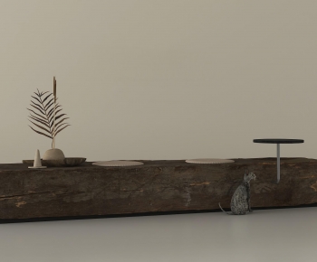 Wabi-sabi Style TV Cabinet-ID:421277051