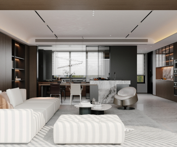 Modern A Living Room-ID:462663894