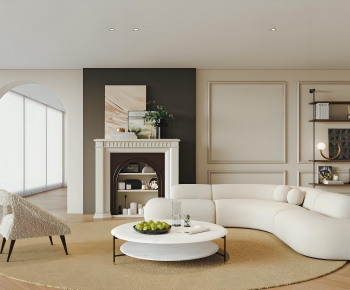 Modern A Living Room-ID:611150346